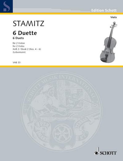 DL: C. Stamitz: 6 Duette, 2Vla (Sppa)