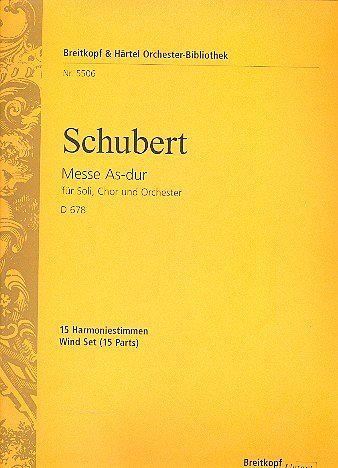 F. Schubert: Messe As-Dur D 678, 4GesGchOrchO (HARM)