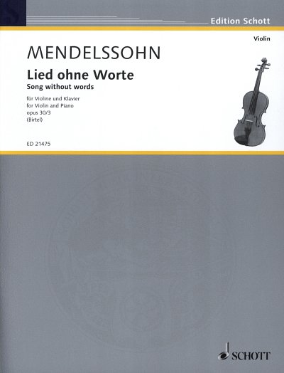F. Mendelssohn Barth: Lied ohne Worte op. 30/3 , VlKlav
