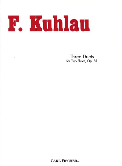 F. Kuhlau: 3 Duos op. 81, 2Fl (OStsatz)