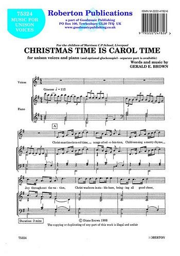 Christmas Time Is Carol Time