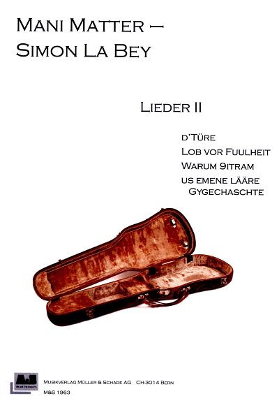 M. Matter: Lieder II, GchKlav (Part.)
