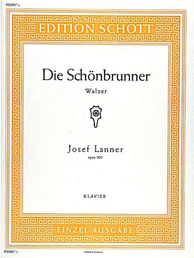 DL: J. Lanner: Die Schönbrunner, Klav