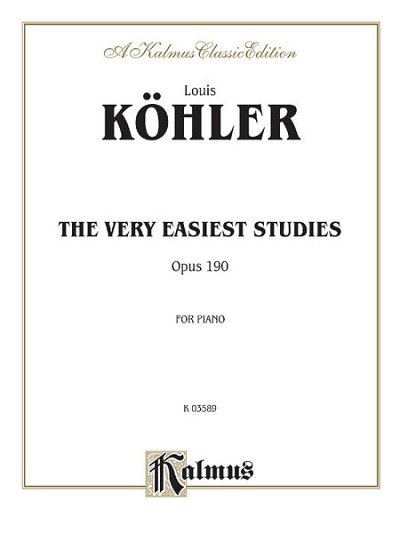 L. Köhler: The Very Easiest Studies, Op. 190, Klav