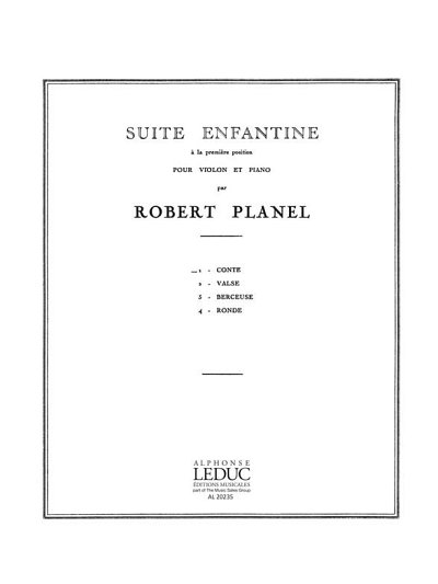 R. Planel: Robert Planel: Suite enfantine No, VlKlav (Part.)
