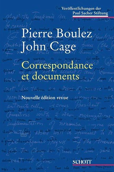 P. Boulez: Correspondance et documents (Bu)