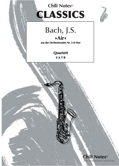 J.S. Bach: Air, 4Sax (Pa+St)