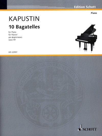 N. Kapustin: 10 Bagatelles op. 59, Klav