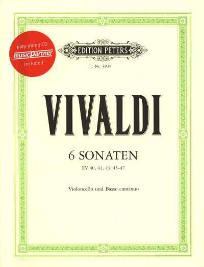AQ: A. Vivaldi: 6 Sonaten RV 40/41/43/45-47, VcBc ( (B-Ware)