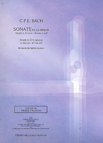 C.P.E. Bach: Sonate En La Mineur, Fl