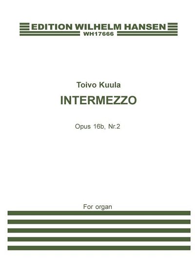 T. Kuula: Intermezzon Op. 16b No.2