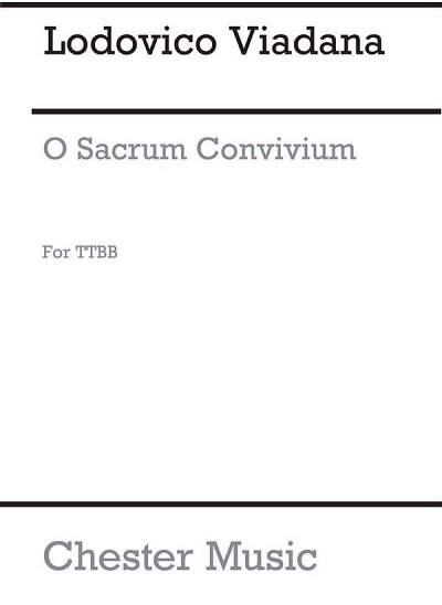 O Sacrum Convivium for TTBB Chorus (Chpa)