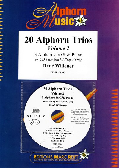 R. Willener: 20 Alphorn Trios Volume 2 (+CD)