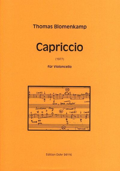 T. Blomenkamp: Capriccio, Vc (Sppa)