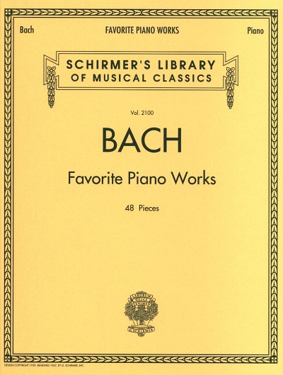 J.S. Bach: Favourite Piano Works, Klav