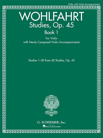 F. Wohlfahrt: Studies op. 45/1, 1-2Vl (Sppa+St)