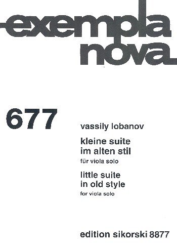 V. Lobanow: Kleine Suite im alten Stil