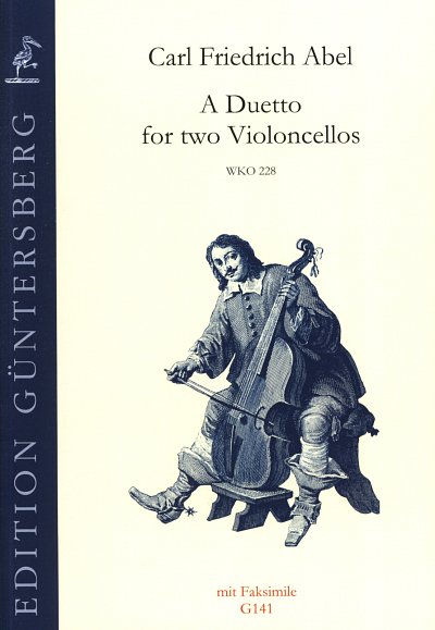 C.F. Abel: A Duetto For Two Violoncellos Wko 228