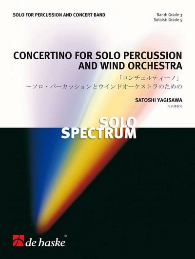 S. Yagisawa: Concertino for Solo Percussion and Wind (Pa+St)