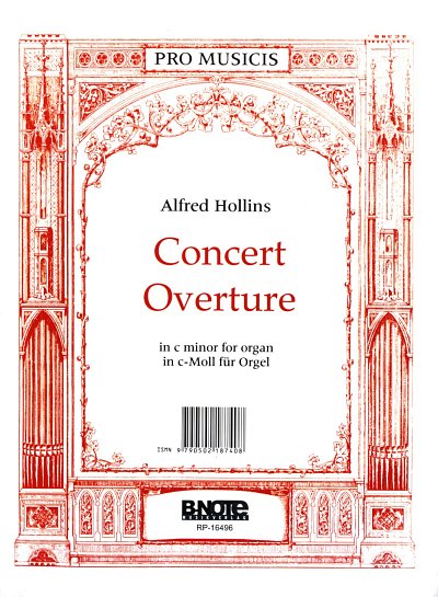 A. Hollins: Konzertouvertüre c-Moll für Orgel, Org