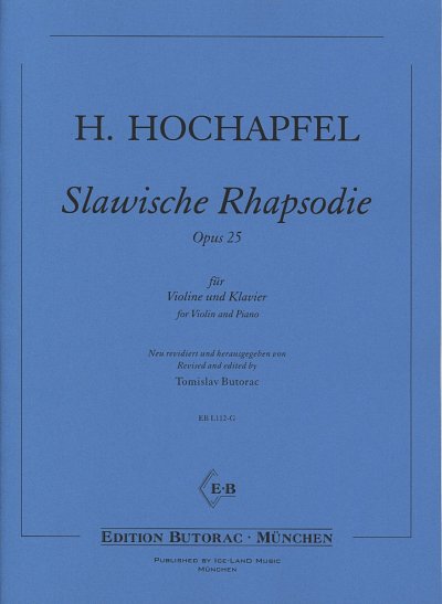 H. Hans: Slawische Rhapsodie op. 25, VlKlav (KlavpaSt)
