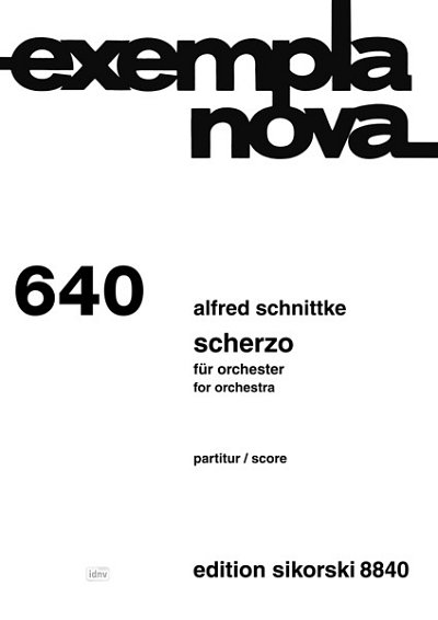 A. Schnittke: Scherzo , Sinfo (Stp)