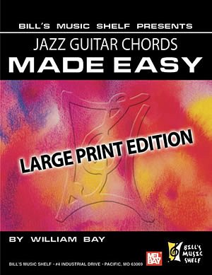 Jazz Guitar Chords Made Easy, Large Print Edition, Git
