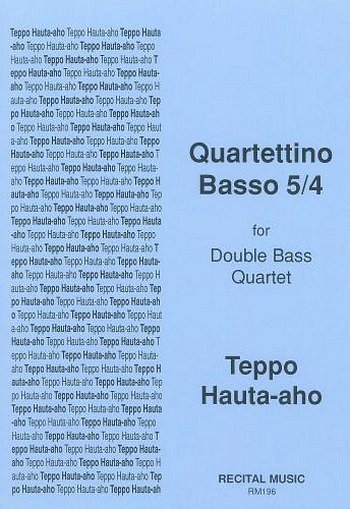 T. Hauta-Aho: Quartettino Basso 5 No. 4 (Pa+St)