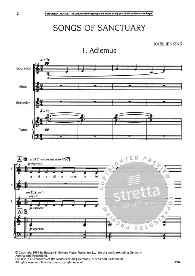 K. Jenkins: Adiemus - Songs Of Sanctuary, FChKlav (KA) (1)