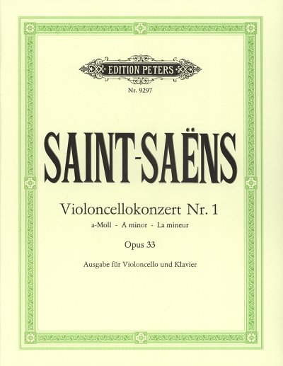 C. Saint-Saens: Konzert 1 A-Moll Op 33 - Vc Orch