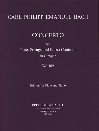 C.P.E. Bach: Konzert G-Dur Wq 169, FlOrch (KASt)