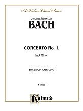 DL: J.S. Bach: Bach: Violin Concerto in A Min, VlKlav (Klavp