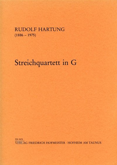 Streichquartett G-Dur (Pa+St)