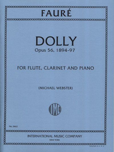 G. Fauré: Dolly op. 56, FlKlarKlav (KlavpaSt)