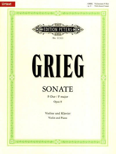 E. Grieg: Sonate F-Dur op. 8/1, VlKlav (KlavpaSt)
