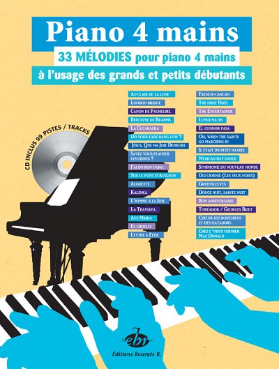 33 Melodies a L'Usage Des Petits Et Grands, 2Klav (Bu+CD)