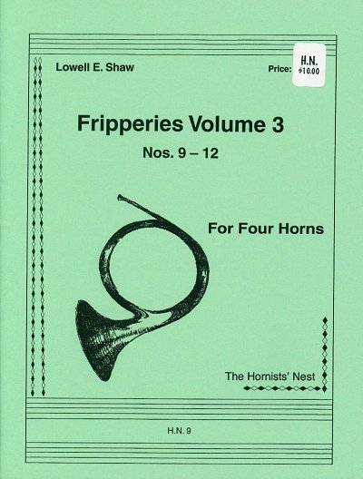 L.E. Shaw: Fripperies 3, 4Hrn (Pa+St)
