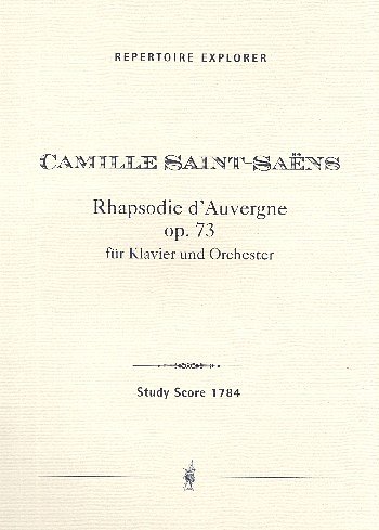C. Saint-Saëns: Rhapsodie d_Auvergne op. 73, KlavOrch (Stp)