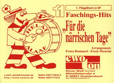 Elf Faschings-Hits "Für die närrischen Tage"