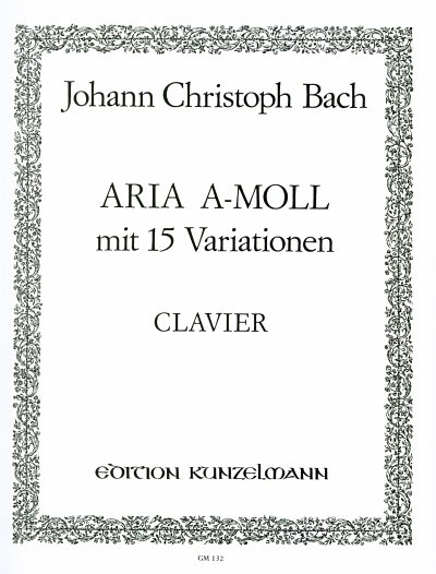 J.C. Bach: Aria mit 15 Variationen a-Moll, Cemb