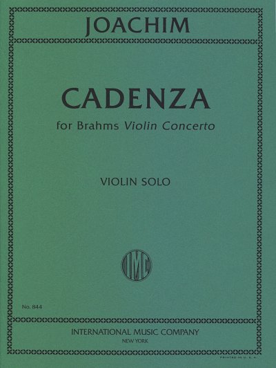 Cadenza Per Il Concerto Op. 77 Di Brahms, Viol