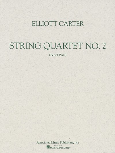 E. Carter: String Quartet No. 2 (1959), 2VlVaVc (Stsatz)