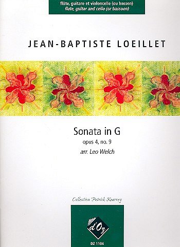 J. Loeillet de Gant: Sonata in G op. 4/9, FlVcGit (Pa+St)