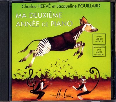 C. Hervé: Mein zweites Jahr Klavierunterricht, Klav (CD)
