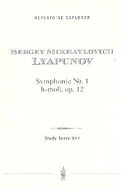 Sinfonie h-Moll Nr.1 op.12 für Orchester, Sinfo (Stp)