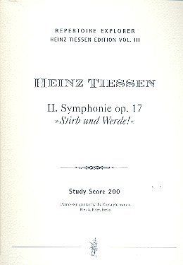 H. Tiessen: Sinfonie Nr. 2 op. 17, Sinfo (Stp)