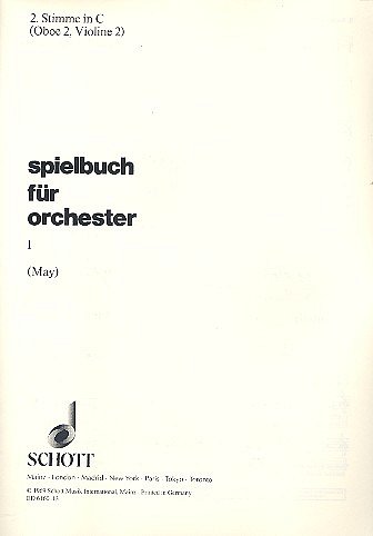 Spielbuch für Orchester Band 1
