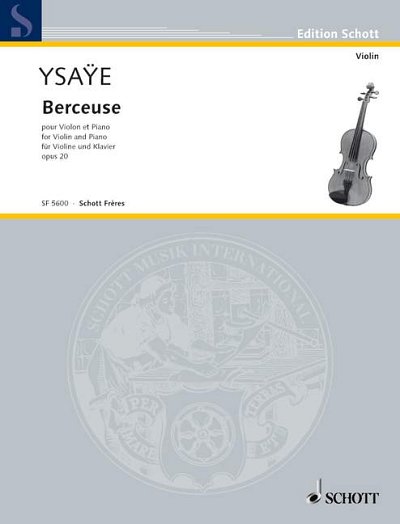 Y. Eugène-Auguste: Berceuse op. 20 , VlOrch (KASt)