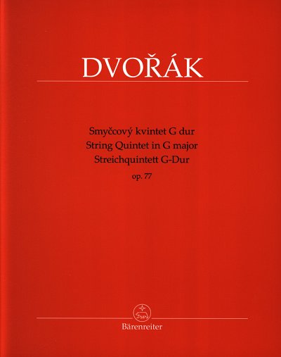 A. Dvo_ák: Streichquintett G-Dur op. 77, 2VlVaVcKb (Stsatz)