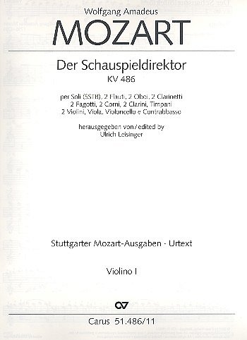 W.A. Mozart: Der Schauspieldirektor, GesOrch (Vl1)